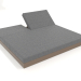 3d model Cama con respaldo 200 (Bronce) - vista previa