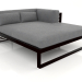 3D Modell XL-Modulsofa, Abschnitt 2 rechts (Schwarz) - Vorschau