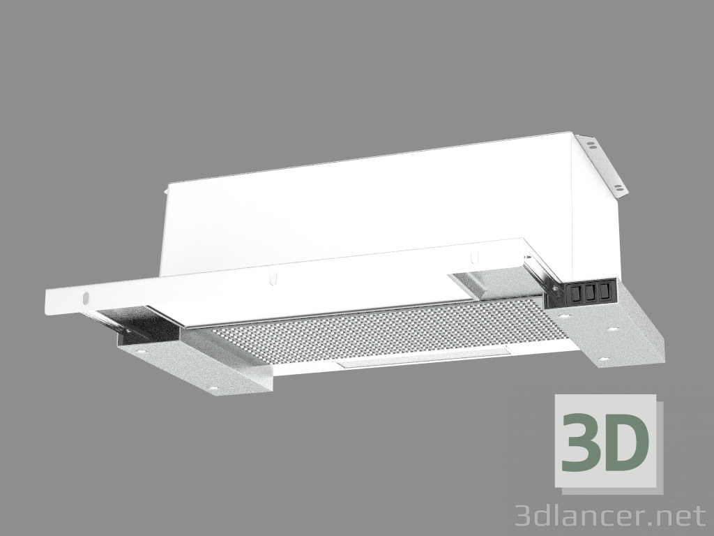 Modelo 3d Extractor Slideout Rangehood DHI625NAU (252х598х260) - preview