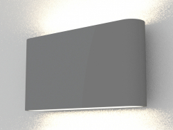 Surface-mounted wall-mounted LED light (DL18400 21WW-Black Dim)