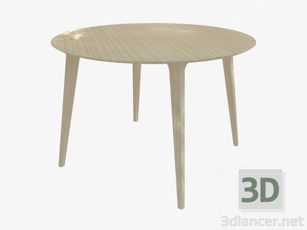 3d model Mesa de comedor redonda (fresno D110) - vista previa