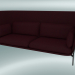 3d model Sofa Sofa (LN7, 90x232 H 115cm, Warm black legs, Sunniva 2 662) - preview