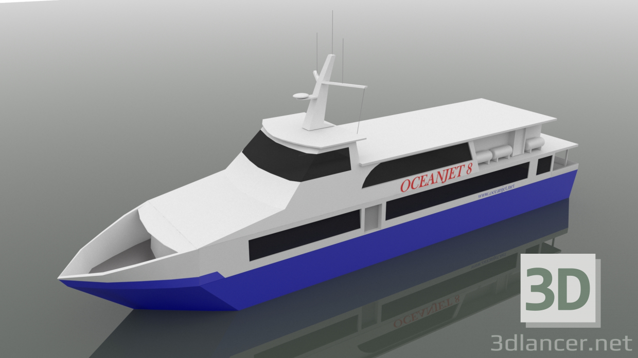 modèle 3D de Ocean jet 8 acheter - rendu