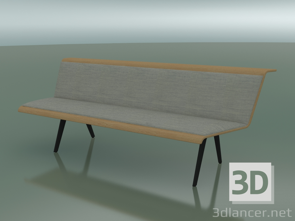 3d model Module angular triple Waiting 4566 (135 ° left, Oak effect) - preview