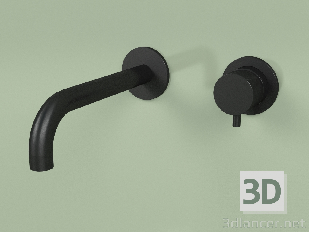 Modelo 3d Misturador de parede com bico 190 mm (13 13, NO) - preview