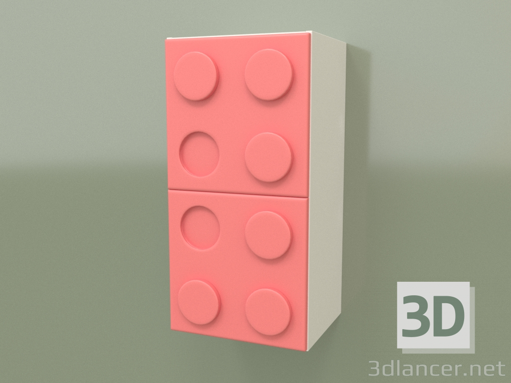 3d model Estante vertical de pared (Coral) - vista previa