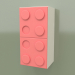 3d model Wall mounted vertical shelf (Coral) - preview