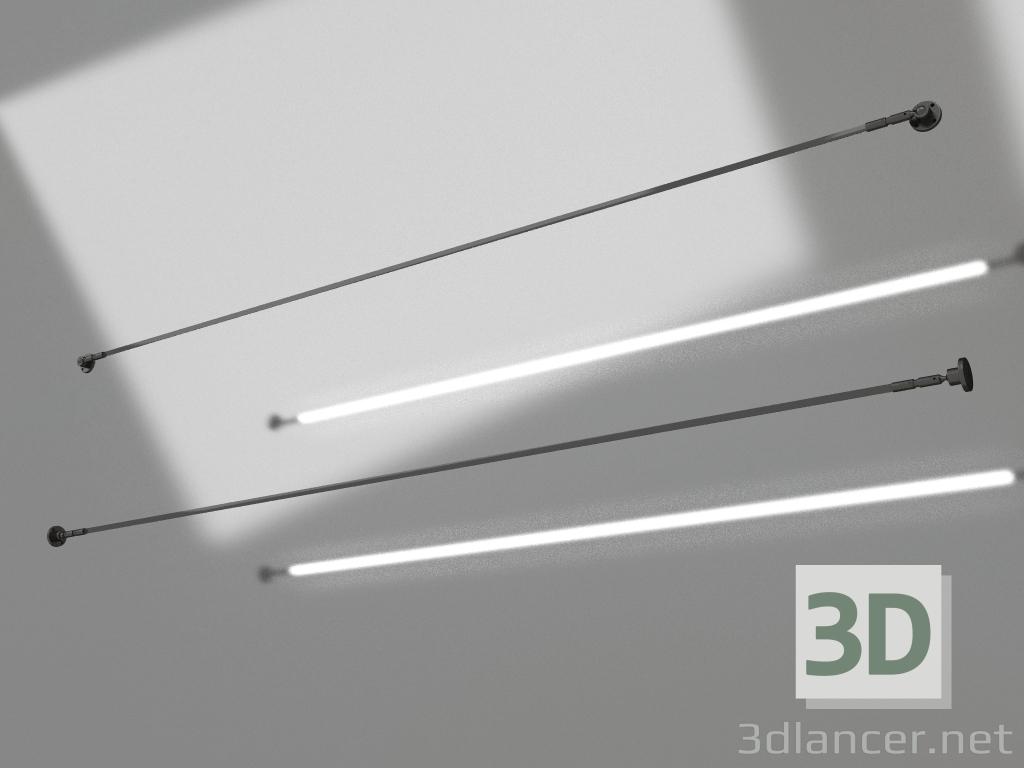 Modelo 3d Conjunto de luminárias Skyline de 6 metros (2216-600.19) - preview