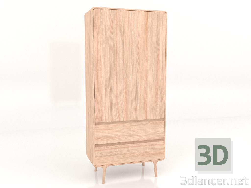 3D Modell Kleiderschrank Kitz - Vorschau