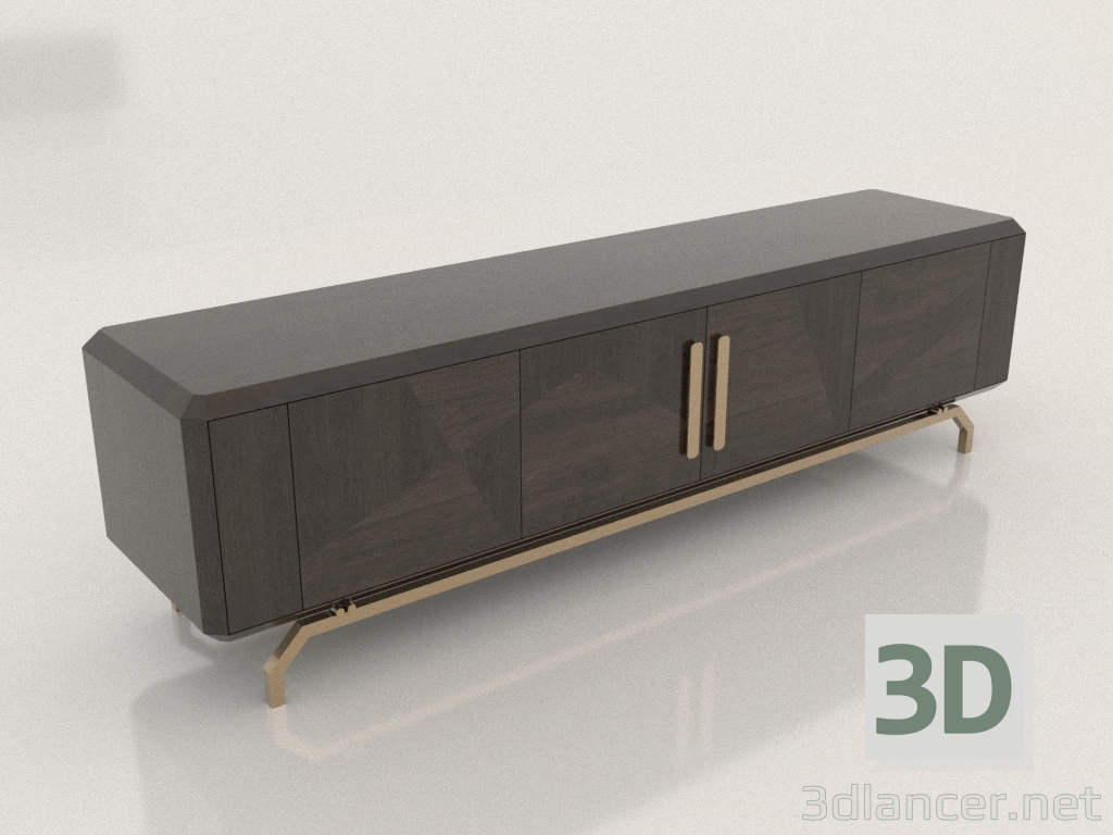 3d model TV cabinet (2.1 m) - preview