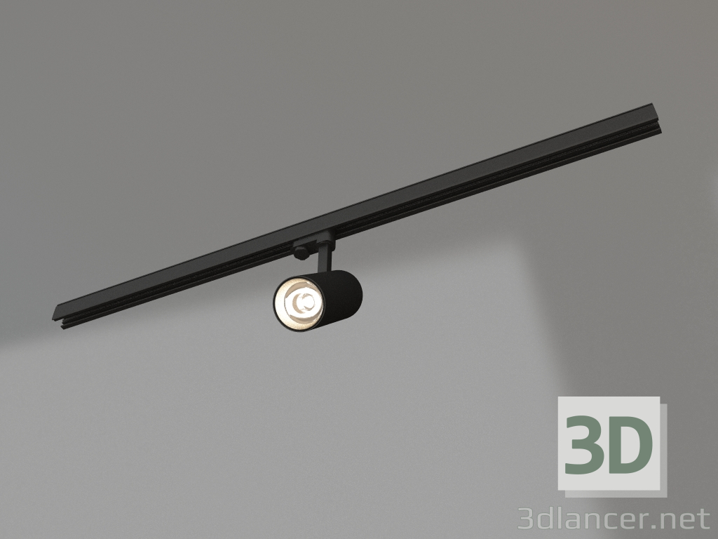 modello 3D Lampada LGD-GERA-4TR-R74-20W Day4000 (BK, 24 gradi, 230V) - anteprima