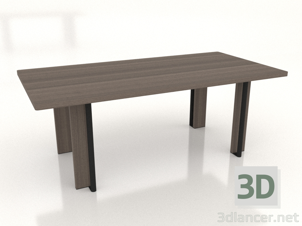 3d model Dining table Root 2000x1000 - preview