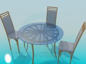 Table and chairs