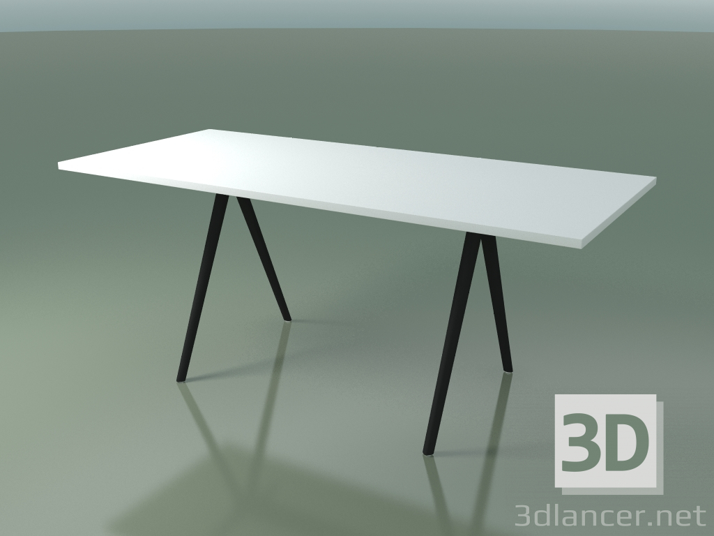 3d model Mesa rectangular 5410 (H 74 - 79x179 cm, laminado Fenix F01, V44) - vista previa