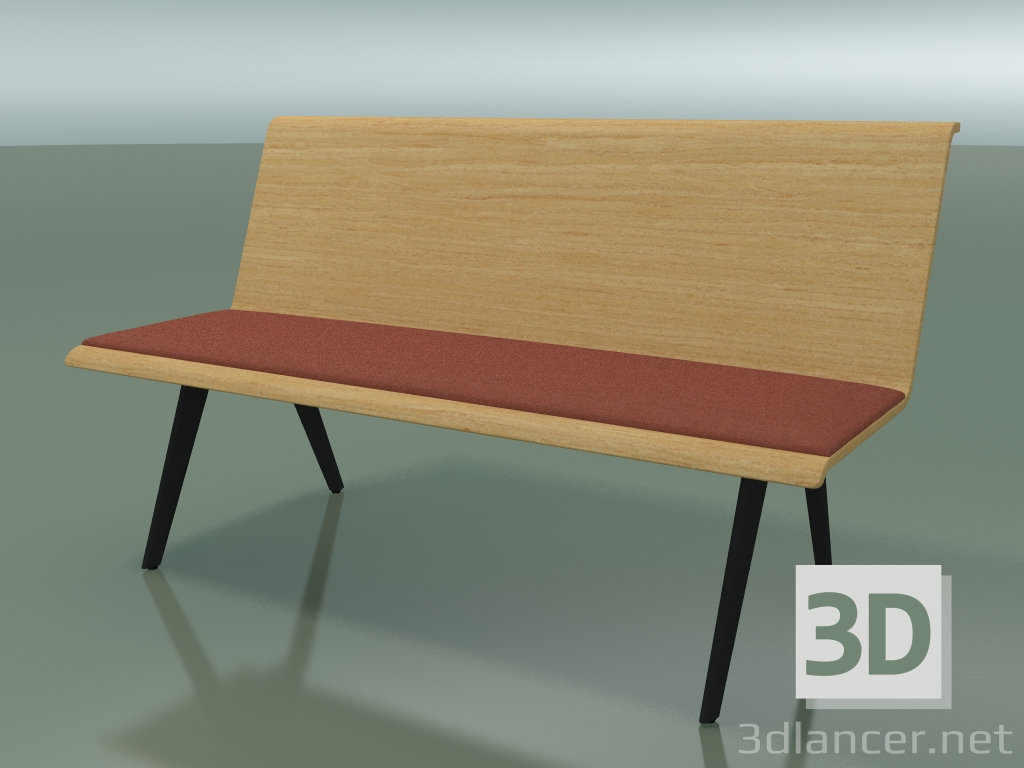 3d model Módulo central Comer 4600 (L 140 cm, Roble natural) - vista previa