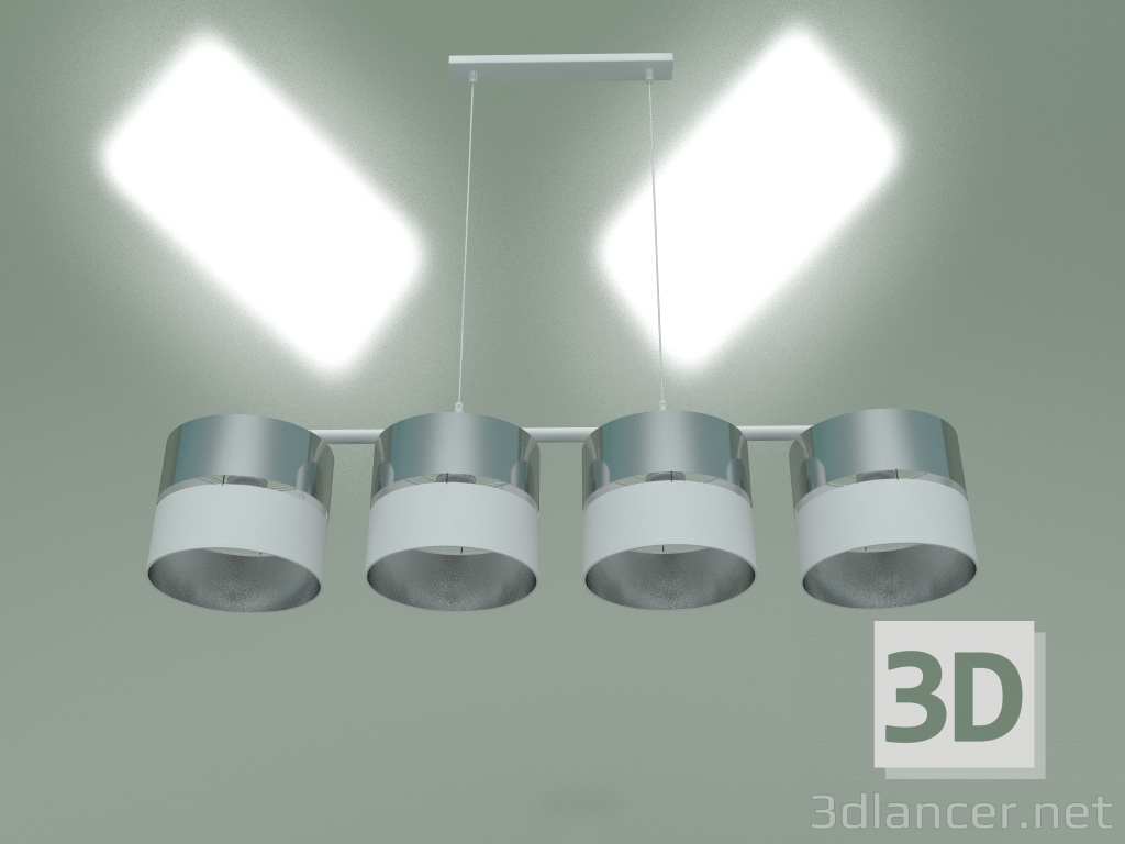 modello 3D Lampada a sospensione 4177 Hilton Silver - anteprima