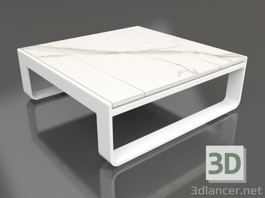 3d model Mesa auxiliar 70 (DEKTON Aura, Blanco) - vista previa