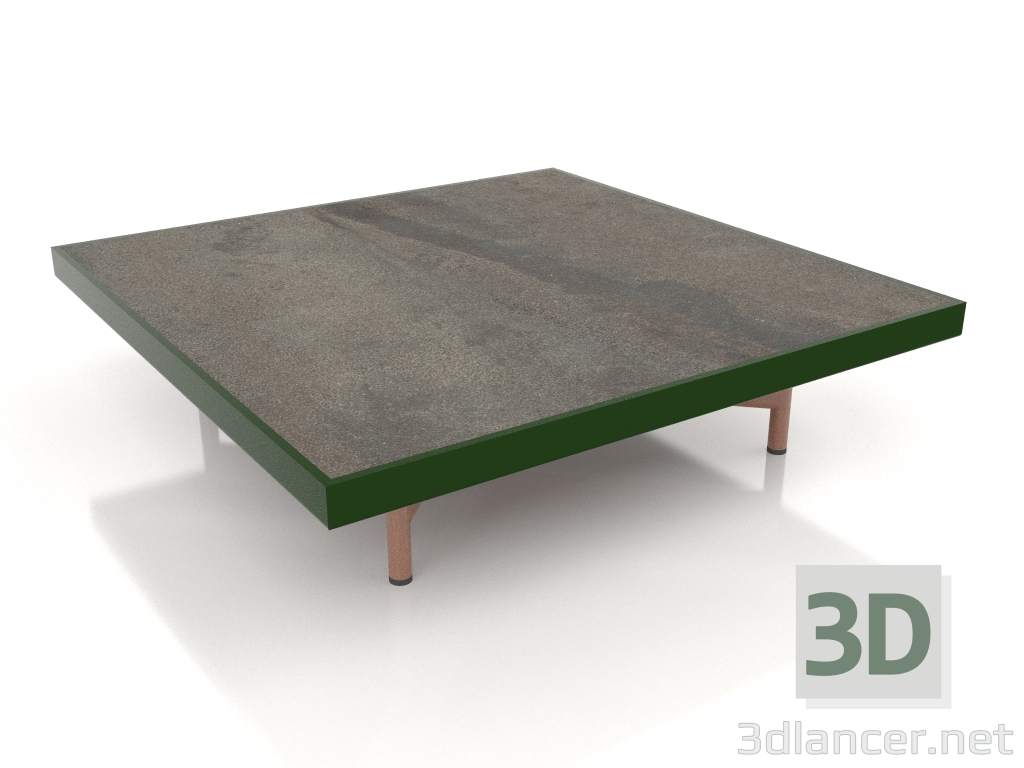 3d model Mesa de centro cuadrada (Verde botella, DEKTON Radium) - vista previa