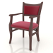 3d model Chair (armchair) Chester (Walnut) - preview