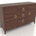 3d model Chest of drawers 2 (dark walnut, option 1) - preview