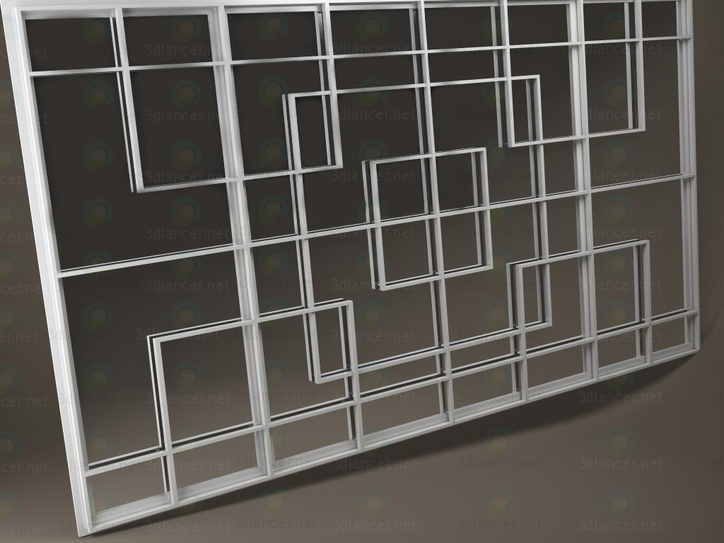 modèle 3D Miroir - preview