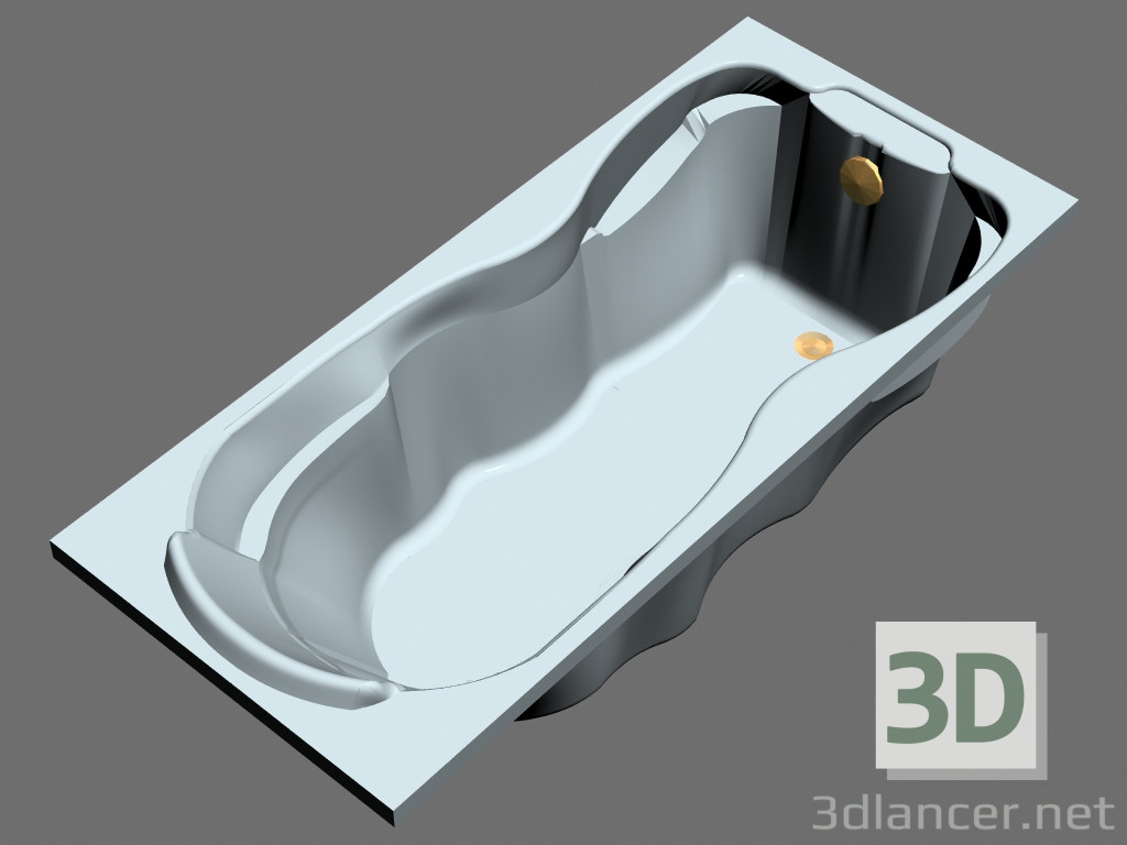 3d model Baño especial Viola (sin sistema de hidromasaje) - vista previa