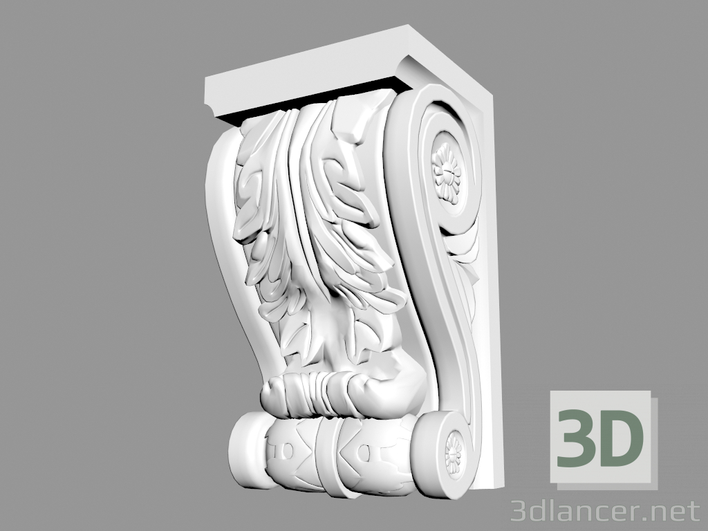 Modelo 3d Suporte B971 - preview