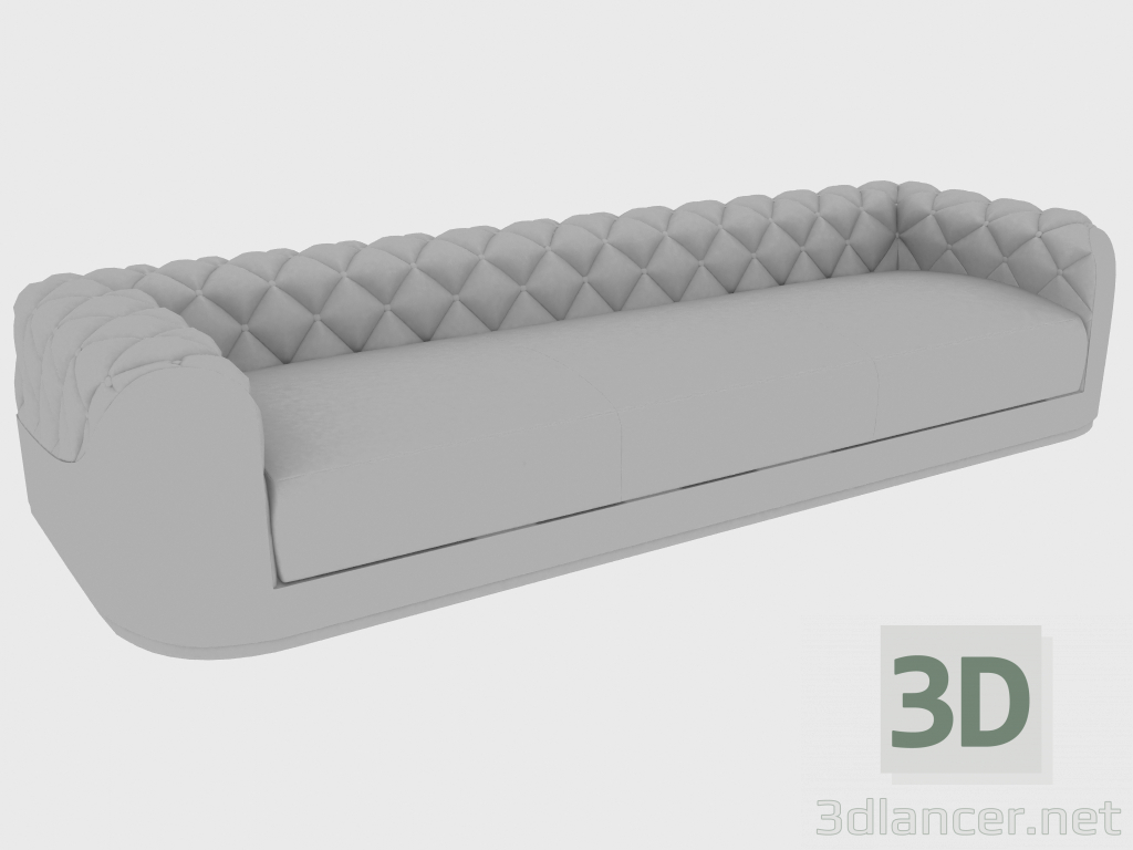 3D Modell Sofa MILTON SOFA (320x112xH66) - Vorschau