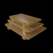 3d Wooden dishes for sushi model buy - render