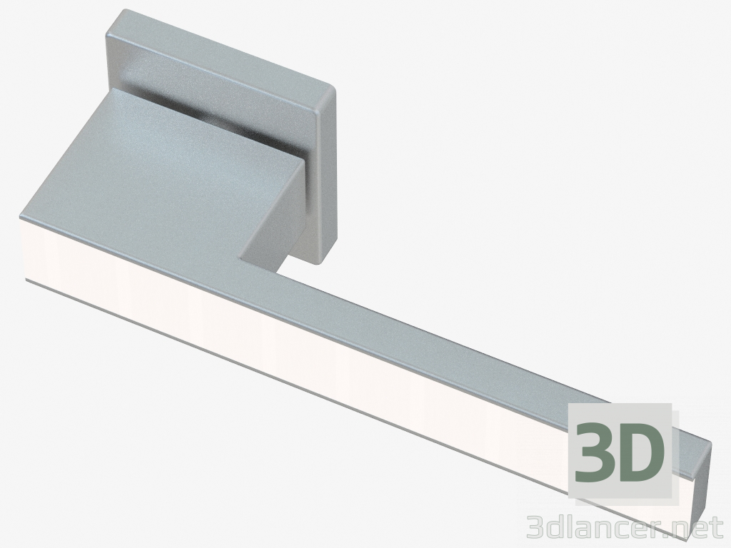 modello 3D Maniglia della porta perfetta (cromatura opaca) - anteprima