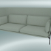 3d model Sofa Sofa (LN7, 90x232 H 115cm, Warm black legs, Sunniva 2 811) - preview