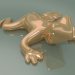 3D Modell Keramik Frosch Dekor Element (Rotgold) - Vorschau