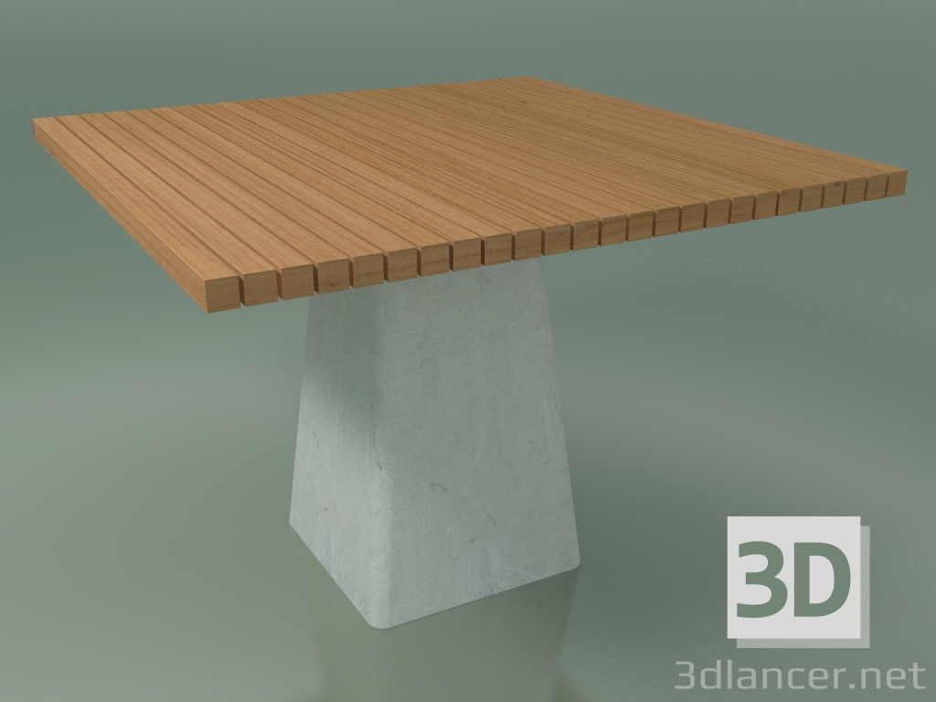 3d model Mesa de exterior InOut (35, cerámica blanca) - vista previa