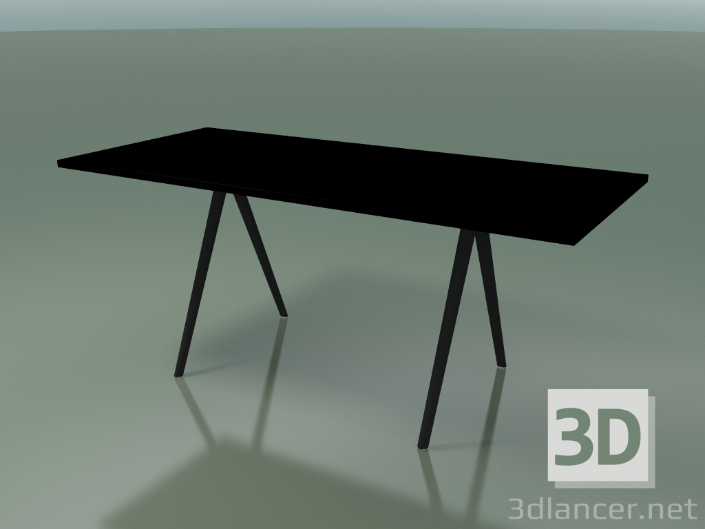 3D modeli Dikdörtgen masa 5410 (H 74 - 79x179 cm, laminat Fenix F02, V44) - önizleme