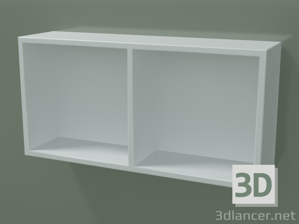 3d model Caja abierta (90U30002, Glacier White C01, L 48, P 12, H 24 cm) - vista previa