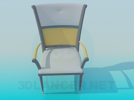 modello 3D Sedia - anteprima