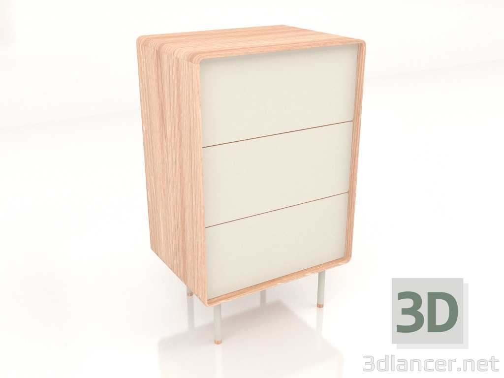 3D modeli Şifonyer Fina 60 (Mantar) - önizleme