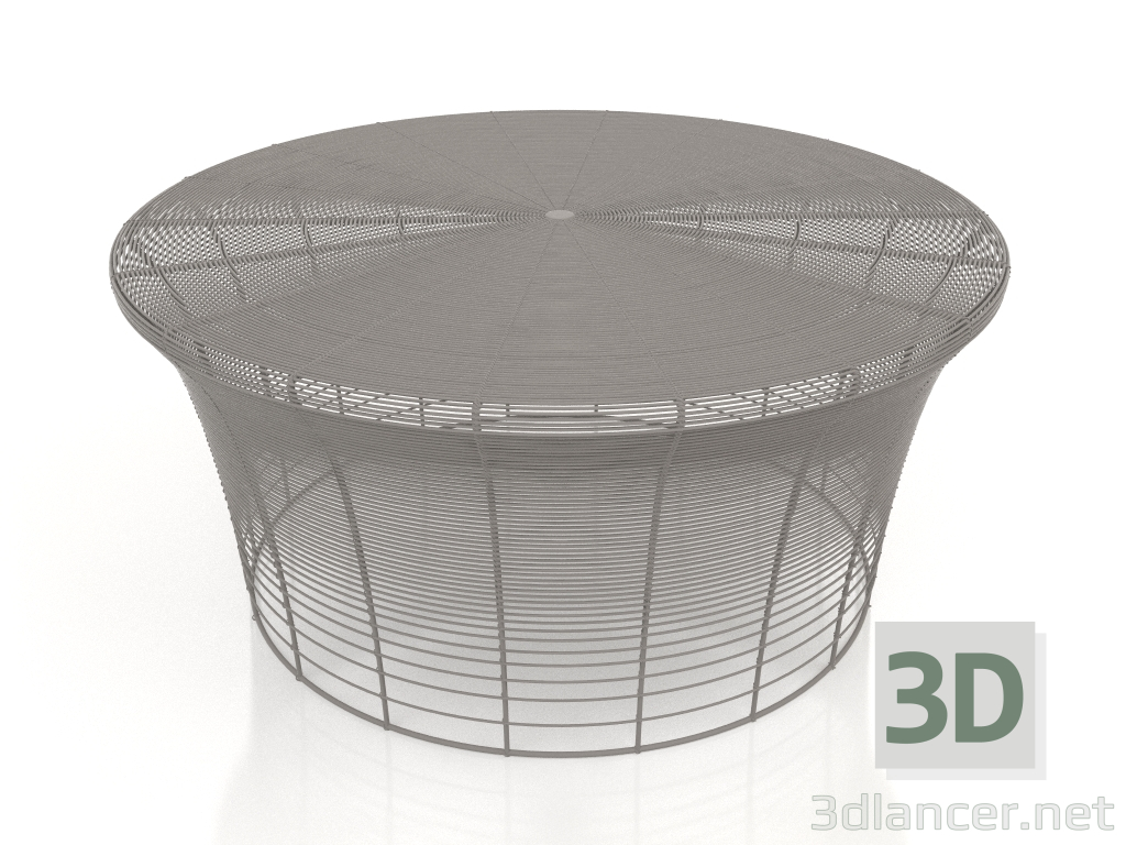 3d model Low coffee table (Quartz gray) - preview