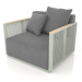 3d model Sillón (gris cemento) - vista previa