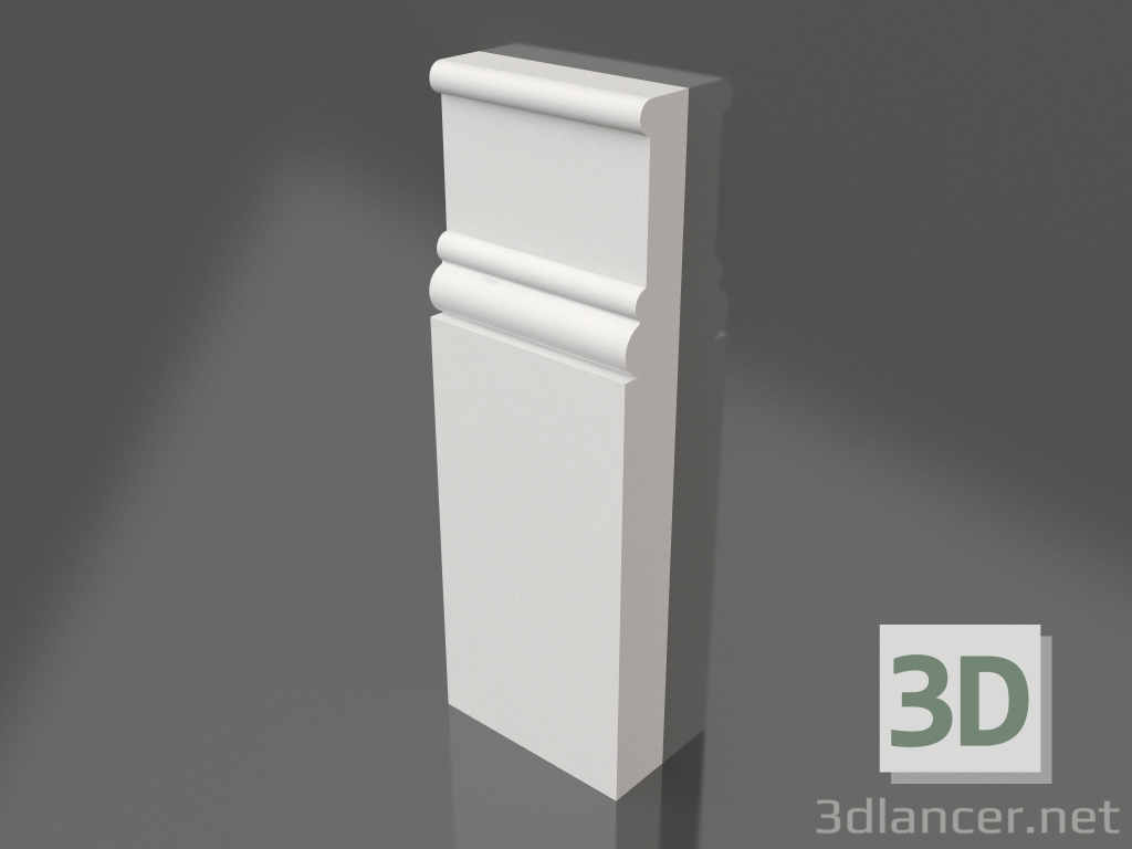 Modelo 3d Base 002 1 (350x120x25) - preview