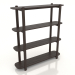 3d model HIGH shelving unit 1200 mm (ash walnut) - preview