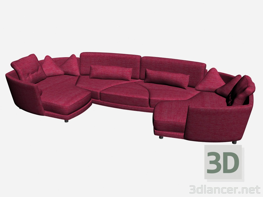 3D Modell Sofa Deha 4 - Vorschau