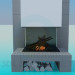 3d model Fireplace - preview