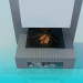 3d model Fireplace - preview