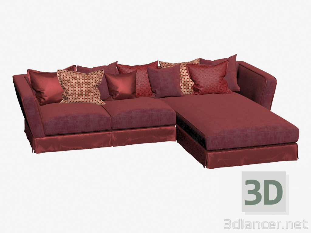 3D Modell Sofa-Ecke - Vorschau