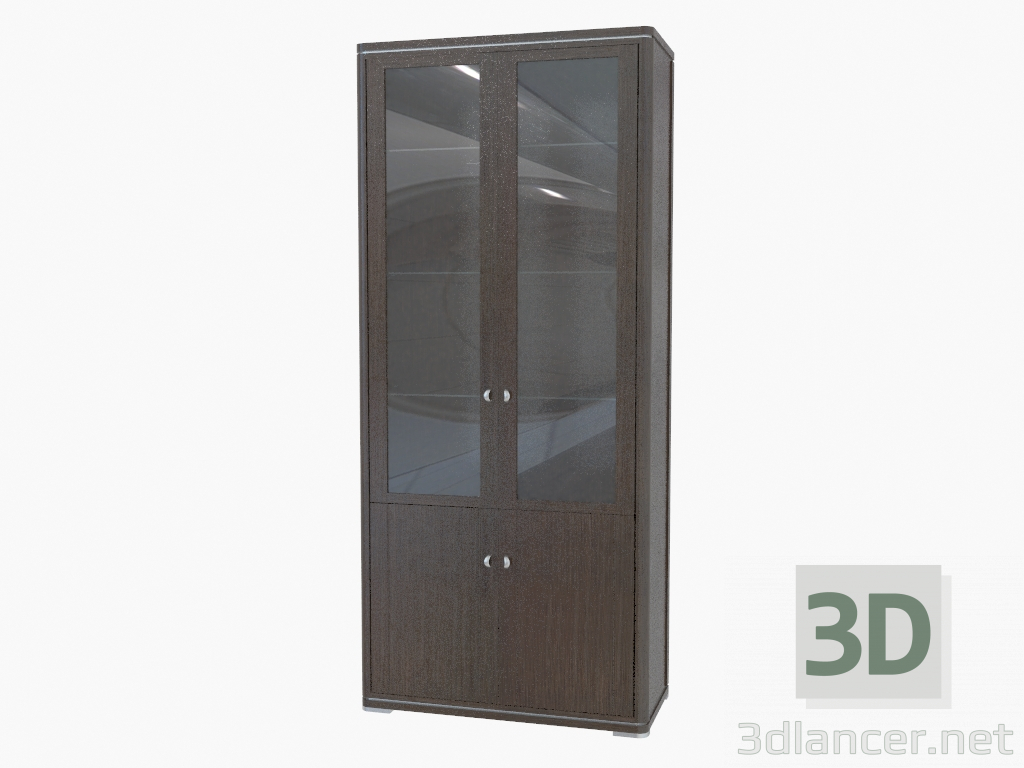 3d model El elemento central de la pared de los muebles (465-34) - vista previa