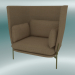 3d model Armchair Cloud (LN5, 90x111 H 120cm, Bronzed legs, Hot Madison 495) - preview