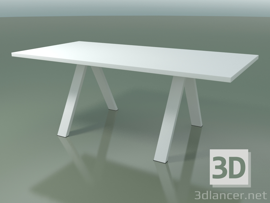 3d model Table with standard worktop 5030 (H 74 - 200 x 98 cm, F01, composition 1) - preview