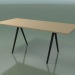 3d model Rectangular table 5410 (H 74 - 79x179 cm, laminate Fenix F03, V44) - preview