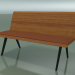 modello 3D Modulo centrale Eating 4600 (L 140 cm, Effetto teak) - anteprima